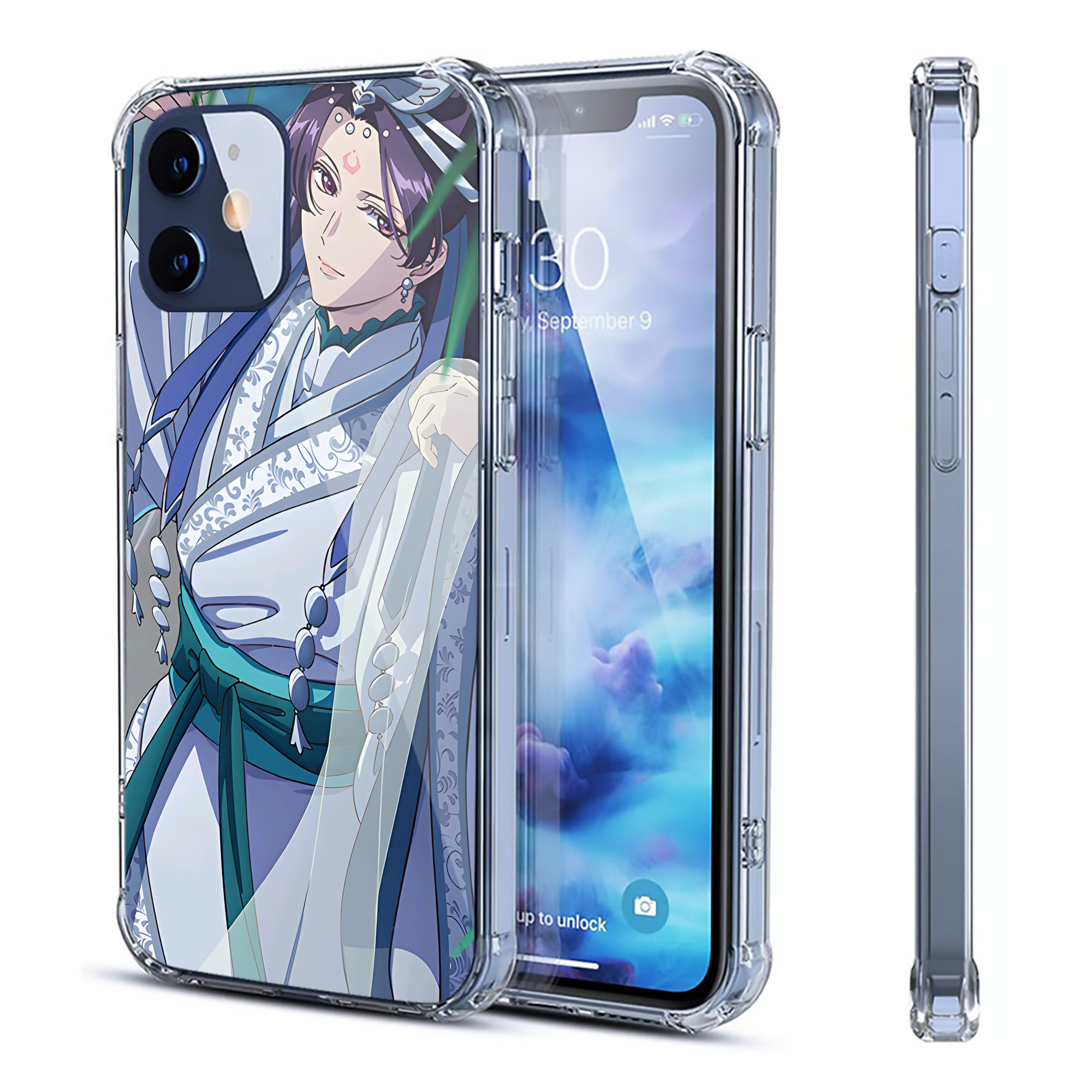 （画像用） 薬屋のひとりごと The Apothecary Diaries 【iPhone 12シリーズ対応】透明スマホケース（クリアソフトケース）